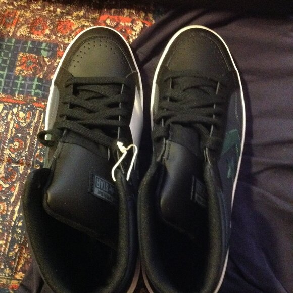 Converse Men's Pro Blaze Black & Blue Leather & Suede Mid Sneakers -11.5 - NIB - Picture 7 of 11